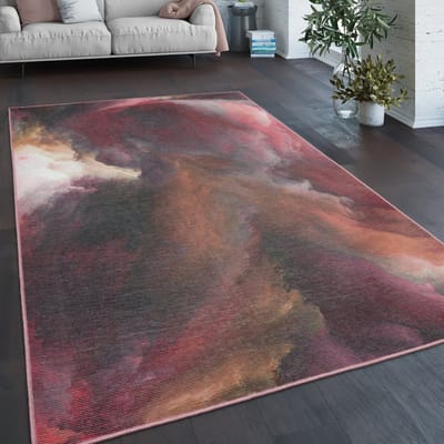 Paco Home Vloerkleed Woonkamer Platweefsel Modern Patroon Abstract Vintage Wasbaar 60x100 cm