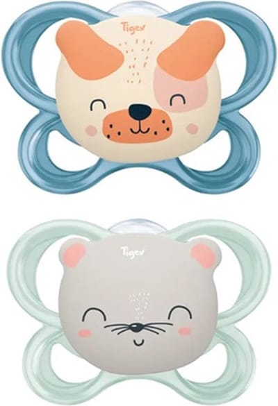 Tigex | 2 Mini Fopspenen | 18-36m | 18-36 maanden