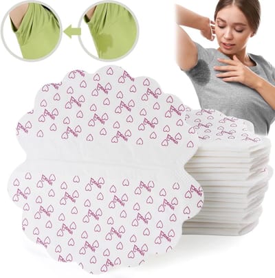 Okselpads - Zweetpads - Zweet Absorberen - Extra Groot - 120 x 126 mm - Wit