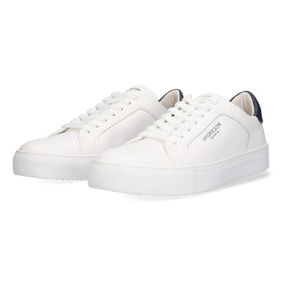 McGregor - Heren Sneakers Hamilton Wit/Navy - Wit - Maat 40