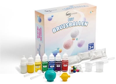 SEZGoods DIY Bruisballen Maken Pakket – Creatief, Leerzaam & Compleet - Zelf bruisballen maken voor in bad - Wetenschap en spel
