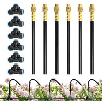 Tuinirrigatiesysteem Sproeier - Gazon Sproeier Nevel - Planten Bewateren - Meertraps Sproeifunctie - 20 cm - Messing