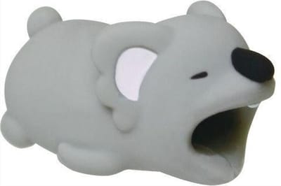 *** Oplaad Kabelbeschermer - Kabelbijter Koala - Bescherming voor telefoonlader - geschikt voor iPhone en Android - Kabeldiertjes - Dier - van Heble® ***