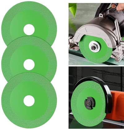 Diamantzaagblad voor Glas en Keramiek - Snijschijf van 125 mm voor Tegels en Glas (Set van 3)