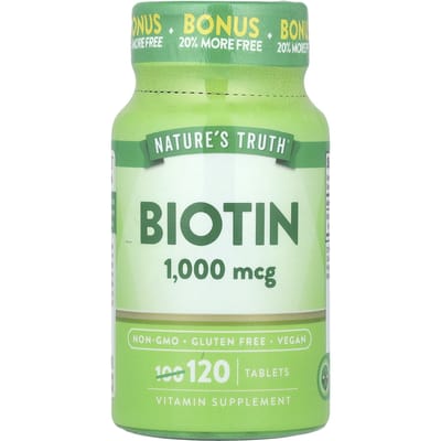 Nature's Truth, Biotine, 1.000 mcg, 120 tabletten