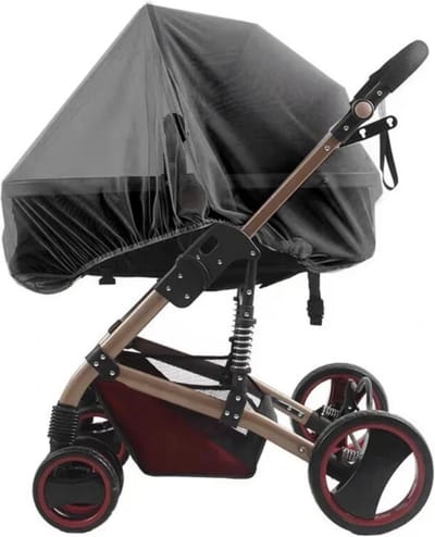 Hiden - Kinderwagen Klamboe - Mosquito net - Anti muggen - Muskietennet - Hor - Klamboe - Zwart