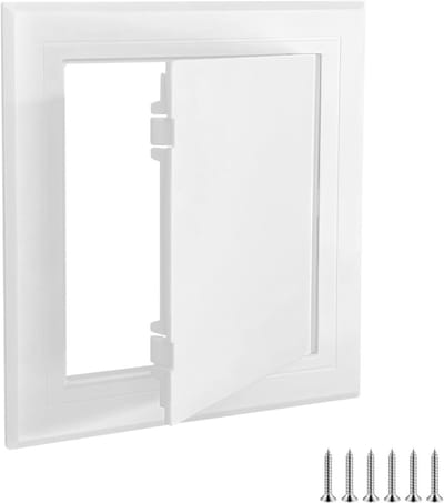 100 x 150 mm Toegangsdeur, Schilderbare Inspectieluiken van ABS Kunststof met Installatieschroeven voor Muur en Plafond