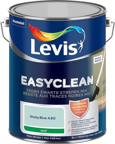 Levis - Easyclean Tegen Zwarte Strepen Mix - Shady Blue A30 - Mengverf - 5 L