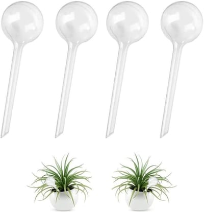 JHUBERS- Gietkugels 4 Stuks - Zelfbewatering voor Potplanten - Plantenbewatering - Plantendruppelaar - Zelfbewateringssysteem - Geschikt voor Binnen/Buitenplanten - Bewateringsballen
