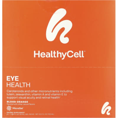 HealthyCell, Eye Health, Blood Orange, 30 gel packs, 0.84 fl oz (25 ml) each