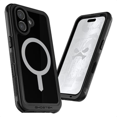 Ghostek - iPhone 16 Nautical Slim Hoesje - Compatibel met MagSafe - Militair-Grade Bescherming - Zwart