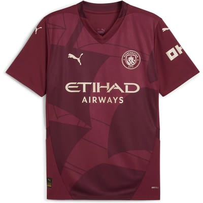 Puma Manchester City Fc 24/25 Derde T-shirt Met Korte Mouwen Paars XS Man