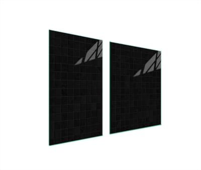 TMK ArtDeko Serie - Snijplank - 100x52 cm - Zwart - Glas