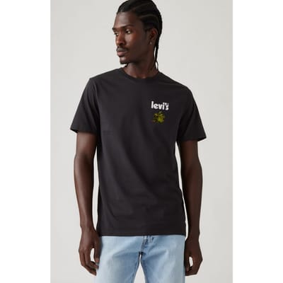 Levi's Ss Relaxed Fit Tee Pet Cemetary Crew Taglia: L | T-shirt stampate Outlet | Uomo