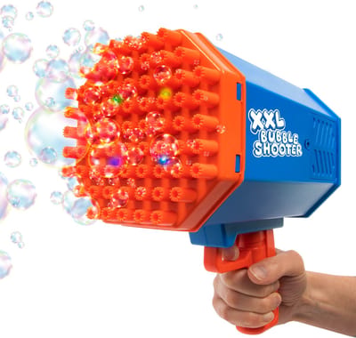 Bellenblaas Pistool XXL met LED Lichteffecten - Buitenspeelgoed voor Tuin en Bruiloft - Inclusief 2x56ml Bellenblaas navulling - Joya Creative