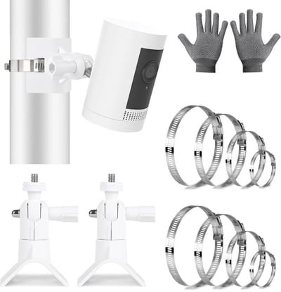 LALAGO Mast Holder for Outdoor Camera Battery (Stick Up Cam/Pro), Indoor Camera Holder (Indoor Cam), Mast Holder for Spotlight Camera/Plus/Pro Security Camera & Solar Panel (2 Pack)