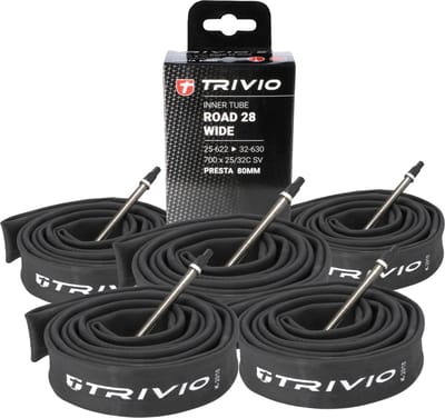 Trivio - Race Binnenband 700X25/32C SV 80MM Presta 5 stuks voordeelpakket