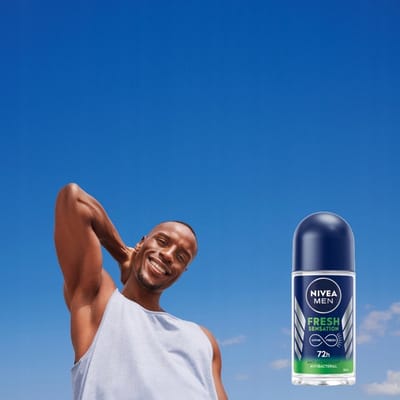 Nivea Men Fresh Sensation Serie - Roll-on Antiperspirant - 50ml - Sneldrogend - 72 Uur Bescherming