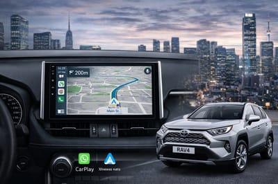 ADIVOX T1 10.1 inch geschikt voor Toyota RAV4 vanaf 2019 Android 15 CarPlay/Auto/WiFi/GPS/RDS/DSP/DAB+
