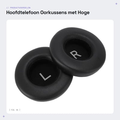 Dailygoods- Hoofdtelefoon Oorkussens Hoge Elasticiteit - Compatibel met K240/K242/K271/K272 - PU-leer/Schuim - Eenvoudige Installatie - Geluidsprestaties Verbeterend
