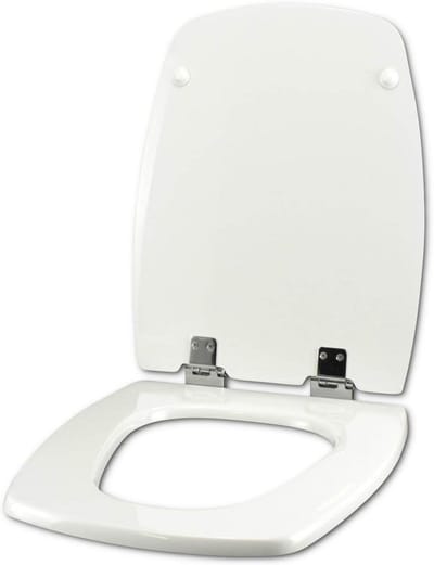 Toiletbril voor Geberit Allia Cheverny Wit — Soft Close Optie en RVS Scharnieren