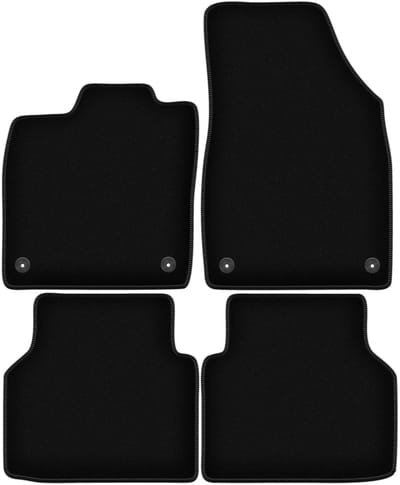 BASIC zwarte velours vloermatten voor: Volkswagen ID.4 crossover (2020-)