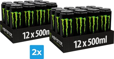 2x Monster Energy Regular (12 x 500ml)