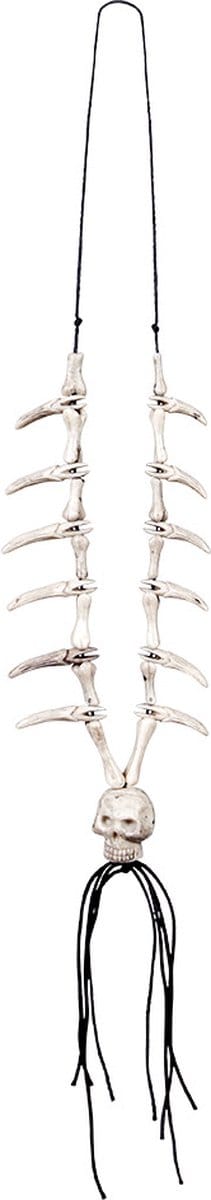 Boland - Ketting Skull fang - Volwassenen - Unisex - Piraat - Piraten- Halloween en Horror