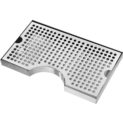 Kegerator Bier Druppelbak 304 Roestvrij Staal Fustbakken met Antislip Pads