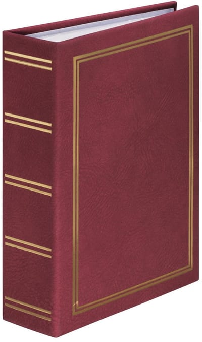 Hama "London" Slip-in Album for 100 Photos w. A Size of 13x18 cm Bordeaux