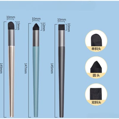 3 stuks oliepastel speciale wrijfpen zachte kop overgang spons bal smudge pen smudge schilderpenseel gereedschap kunstbenodigdheden 3pcs