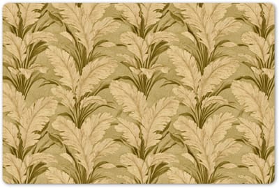 Placemats 45x30 cm - Placemat kunststof - 1 stuk - Palmbladeren - Klassiek - Groen - Borden onderleggers - Decoratie voor op tafel - Keuken tafeldecoratie accessoires - Vinyl onderlegger - Tafelversiering