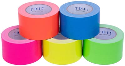 TD47 Gaffa Tape Fluor Deal (5 rollen / 75mm)