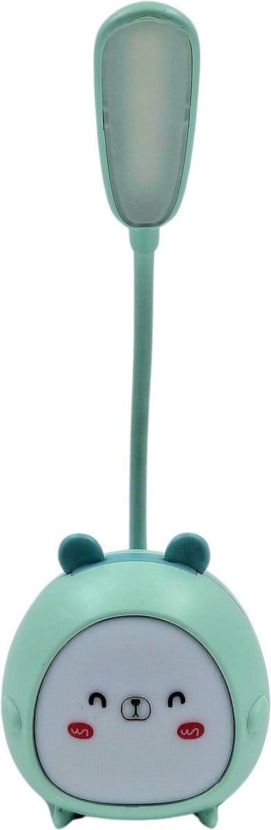 Dailyiled - kinder nachtlamp - cartoon - 3 standen - draaibaar - beertje - blauw