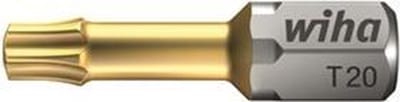 Wiha 7015 TiN Torsion Bit - Torx - T30 x 25mm