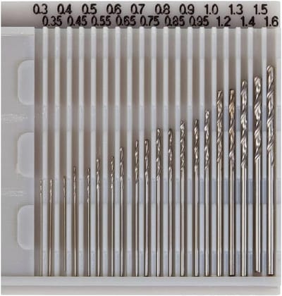 Boor Set - Modelbouw Gereedschap - Detail Werk - Precisie Boren - 11.8 x 1.5 x 23 cm