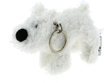 Kuifje Knuffel Bobbie Sleutelhanger 8 cm
