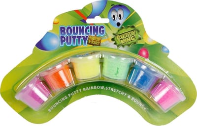 Putty King Klei Bouncing Putty Junior 12 Gram 6-delig