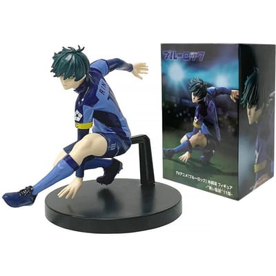 13CM Anime Blue Lock Nagi Seishiro Rin Itoshi Coole Pose Ontwerp Model Klassieke Stijl Bureau Ornament Anime Collectie Cadeau