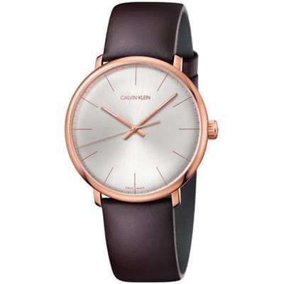 Montre homme Calvin Klein K8M216G6 High Noon Quartz Cadran Argent