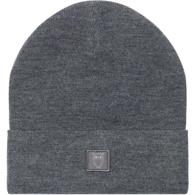 Dubbel-laags badge muts KnowledgeCotton Apparel Merino