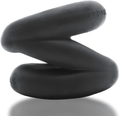 Oxballs - Z-Balls Ballstretcher - Night Edition - Siliconen/TPR - Zwart