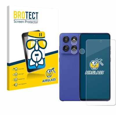 Screenprotector voor Motorola Edge 60 Stylus (Voor+Camera) Beschermglas transparant