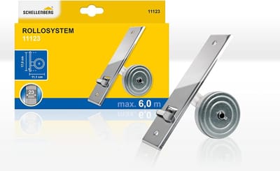 Rolluikband Winder - Inbouw Wikkelaar - Rolluiken Bediening - Metaal Look Afdekplaat - Gatafstand 17cm - Verzinkt