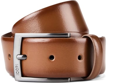 Joop! Riem Leder - Jongens - 90 cm - sandalwood