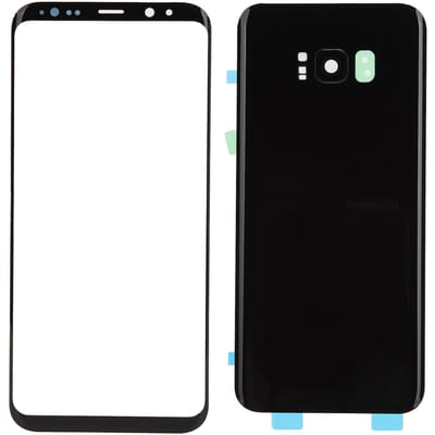 Achterkant van mobiele telefoon van glas en buitenste glaspaneel vervanging voor Samsung S8+ Plus gray