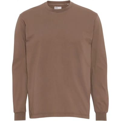 T-shirt met lange mouwen Colorful Standard Organic oversized sahara camel