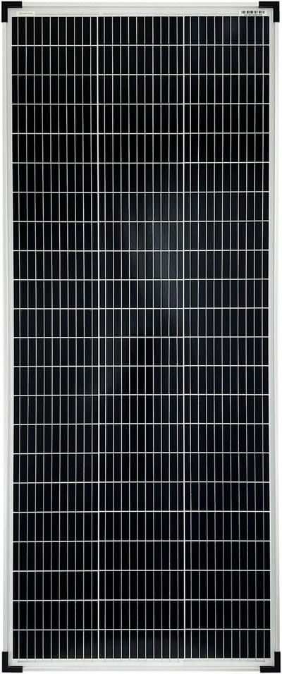 Zonnepaneel 150W - Mono paneel - Energie opwekken - 10 Busbar technologie - 143 x 59 cm - Zwart