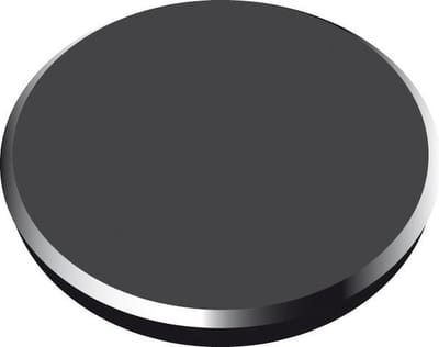 Magneet Alco 32mm rond blister à 4 stuks zwart