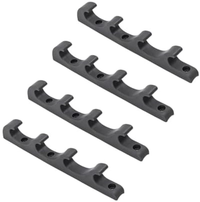 Muurbracket voor 8 hengels - Stevige opbergoplossing voor spin- en baitcaster molens